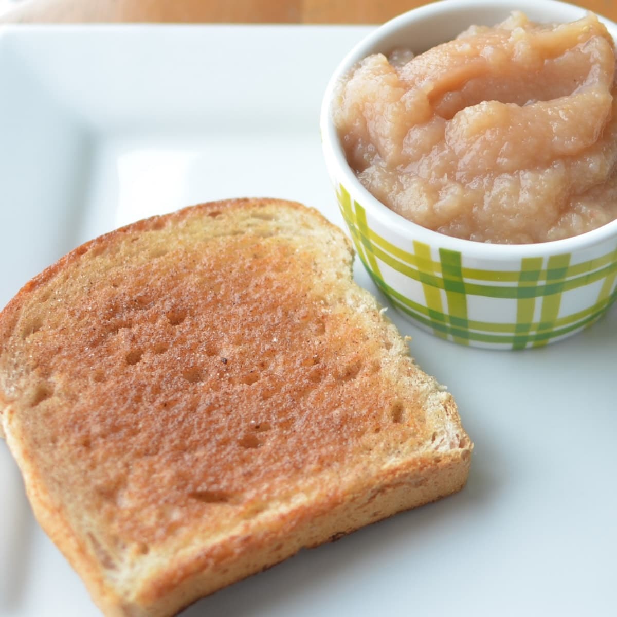Cinnamon Toast with Whole Applesauce Super Healthy Kids